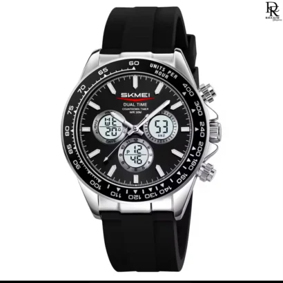 SKMEI dual time watch Pakistan, SKMEI sports digital analog watch, SKMEI triple screen men’s watch, original SKMEI watch price 2025, SKMEI rubber strap sports watch, SKMEI watches under 4000