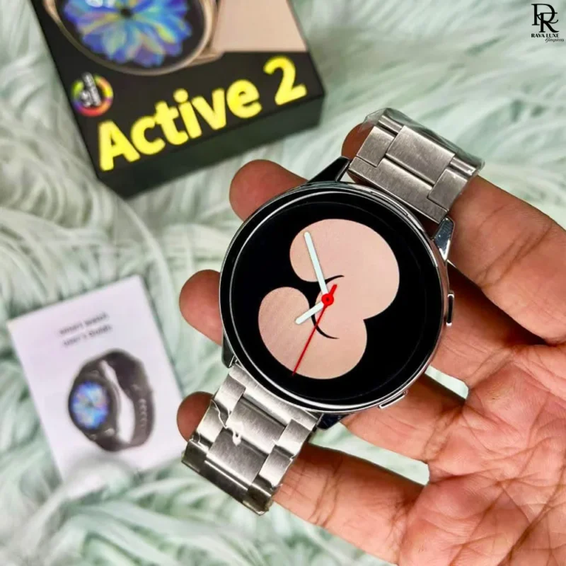 Active 2 Smart Watch Pakistan, smartwatch with chain strap, dual strap smartwatch, smartwatch under 4000 in Pakistan, best budget smartwatch 2025, Active 2 box pack watch, smartwatch with charger Pakistan