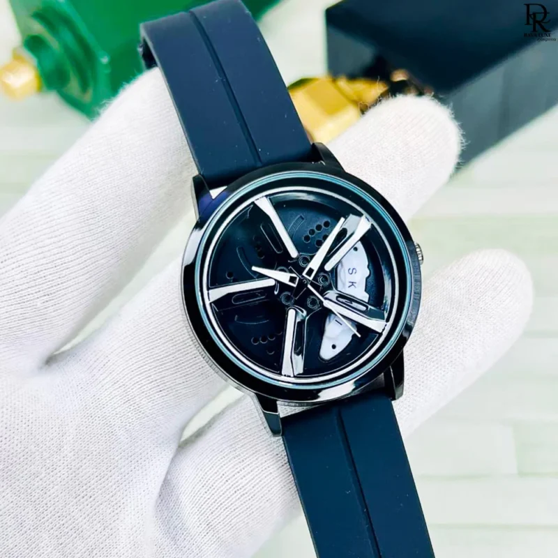 HERY spinner dial watch, magnetic lock watch Pakistan, new arrival trendy watches 2025, stylish men’s watches under 4000, unique dial watches for men, HERY original watch
