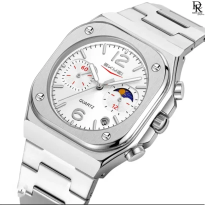 SKMEI Sun Moon watch price in Pakistan, SKMEI dual gears watch, SKMEI chronograph working watch, Sun Moon wristwatch men, SKMEI luxury watch 2025, SKMEI men’s watches new arrival