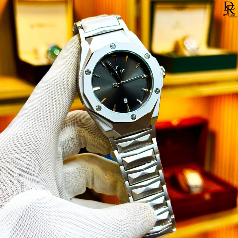 Hublot Watch, Hublot Second Copy, Luxury Watch for Men, Quartz Hublot Watch, Affordable Hublot Style Watch
