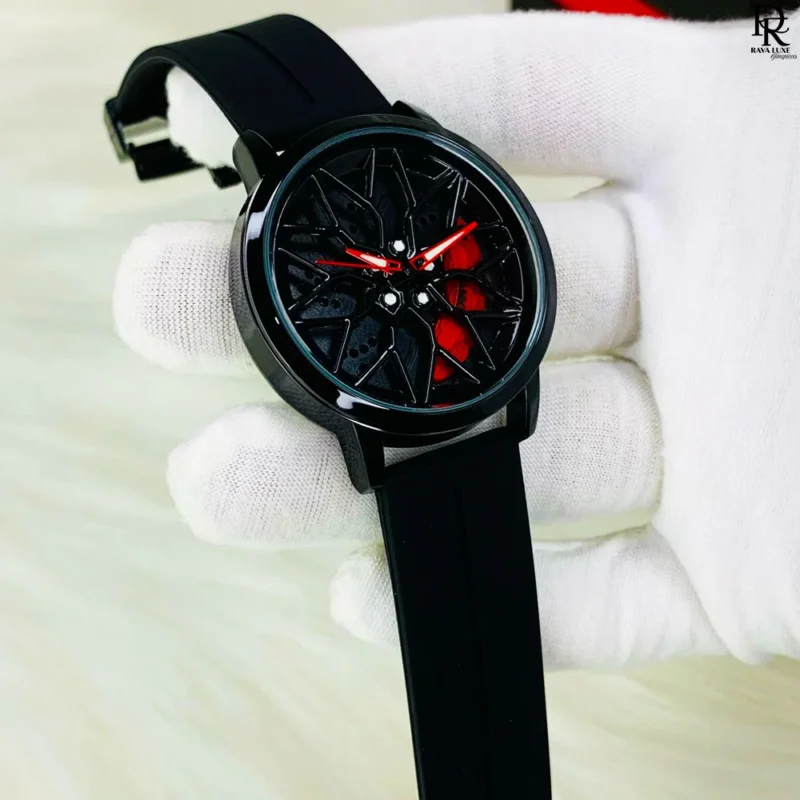 rotating dial watch Pakistan, trendy rubber strap watch, stylish men’s watch 2025, rotating bezel wristwatch, affordable fashion watch, China assembled watches, premium sporty watch