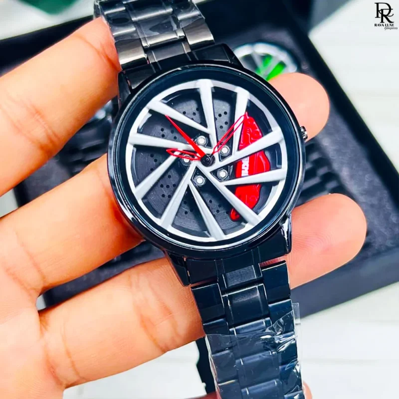 SKMEI Spinner Watch, Moving Dial Watch, Trendy Men’s Watch 2025, Push Lock Wristwatch, Stylish Watch for Men
