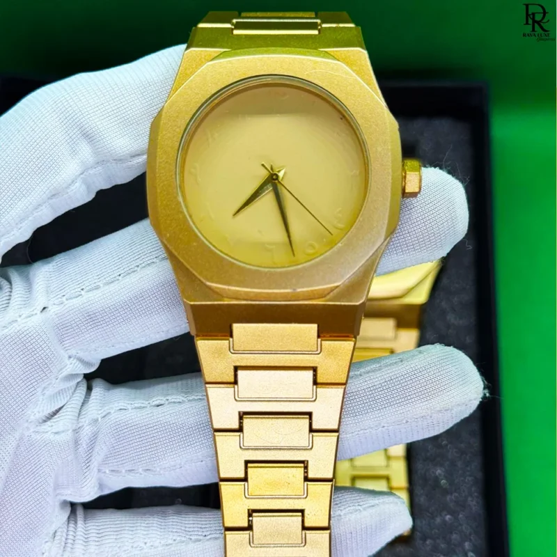 Aura Watch Golden Aura Fiber Material Butterfly Lock
