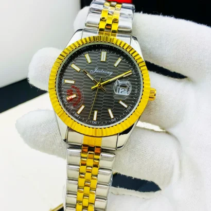 Ustrong semi automatic watch, men’s stainless steel watch, mechanical watches Pakistan, butterfly lock watches, automatic pendulum watch, affordable luxury watches