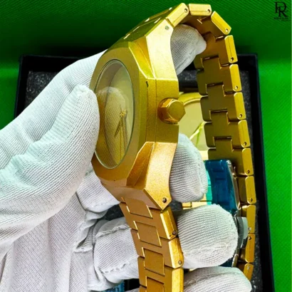 Aura Watch Golden Aura Fiber Material Butterfly Lock
