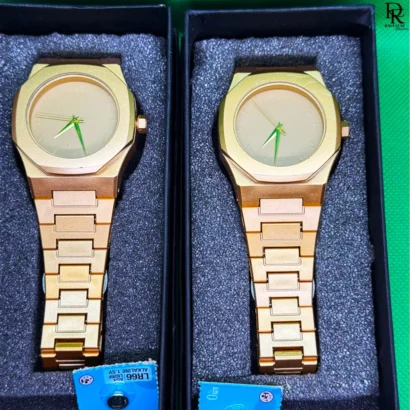 Aura Watch Golden Aura Fiber Material Butterfly Lock