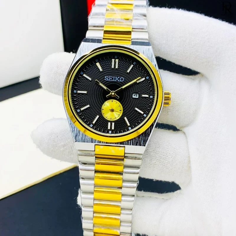 SEKO Down Second Watch, SEKO Stainless Steel Watch, Luxury Men’s Watch Pakistan, SEKO Watch RavaLuxe, Down Second Dial Watch, Premium Watches under 5000