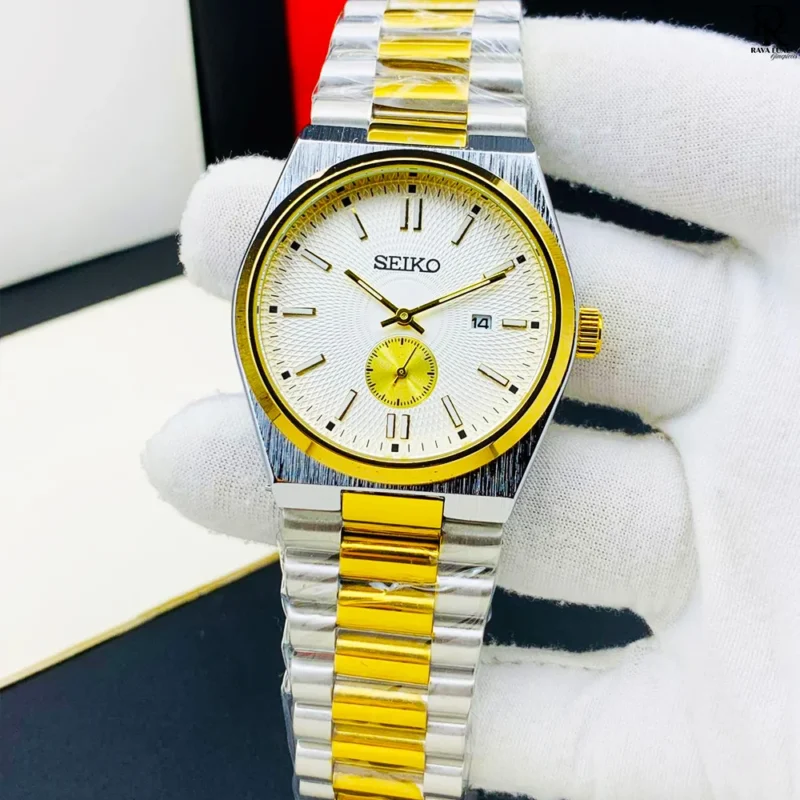 SEKO Down Second Watch, SEKO Stainless Steel Watch, Luxury Men’s Watch Pakistan, SEKO Watch RavaLuxe, Down Second Dial Watch, Premium Watches under 5000
