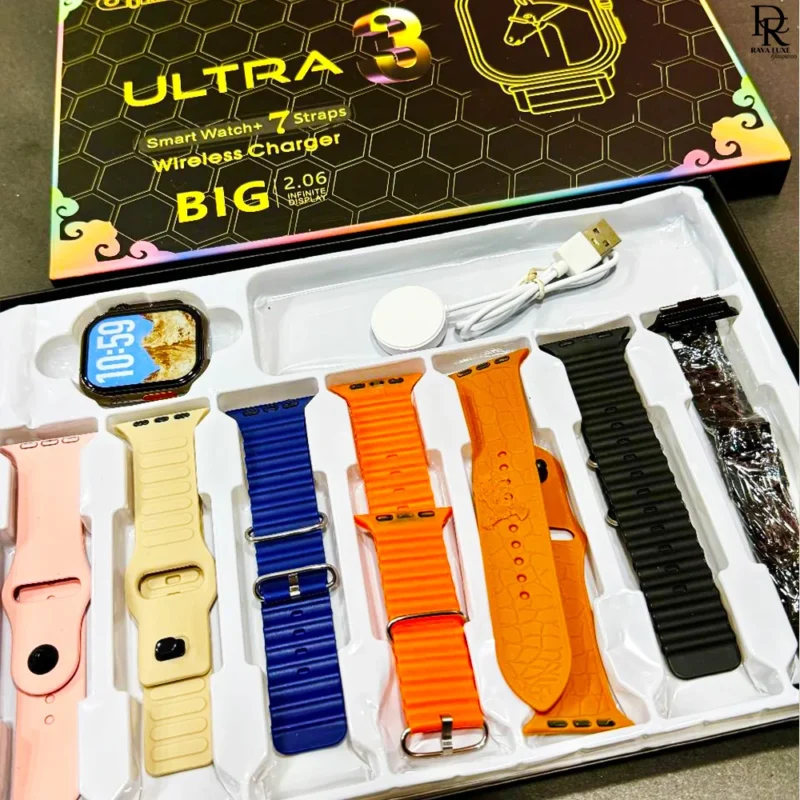 Series X smartwatch, smart watch Pakistan, fitness watch 45mm, smartwatch with wireless charger, ocean strap smartwatch, affordable smart watches, smartwatch bundle