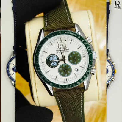 omega speedmaster watch Pakistan, men’s chronograph watch, quartz leather strap watch, luxury watches under 7000, omega replica Pakistan, OMEGA men collection, premium chronograph wristwatch