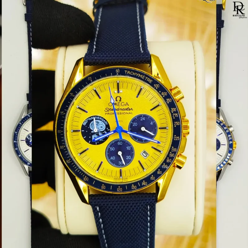 omega speedmaster watch Pakistan, men’s chronograph watch, quartz leather strap watch, luxury watches under 7000, omega replica Pakistan, OMEGA men collection, premium chronograph wristwatch
